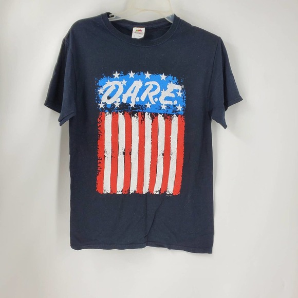 FRUIT AND LOOM Men S Black Short Sleeve graphic T-Shirt - Picture 1 of 3